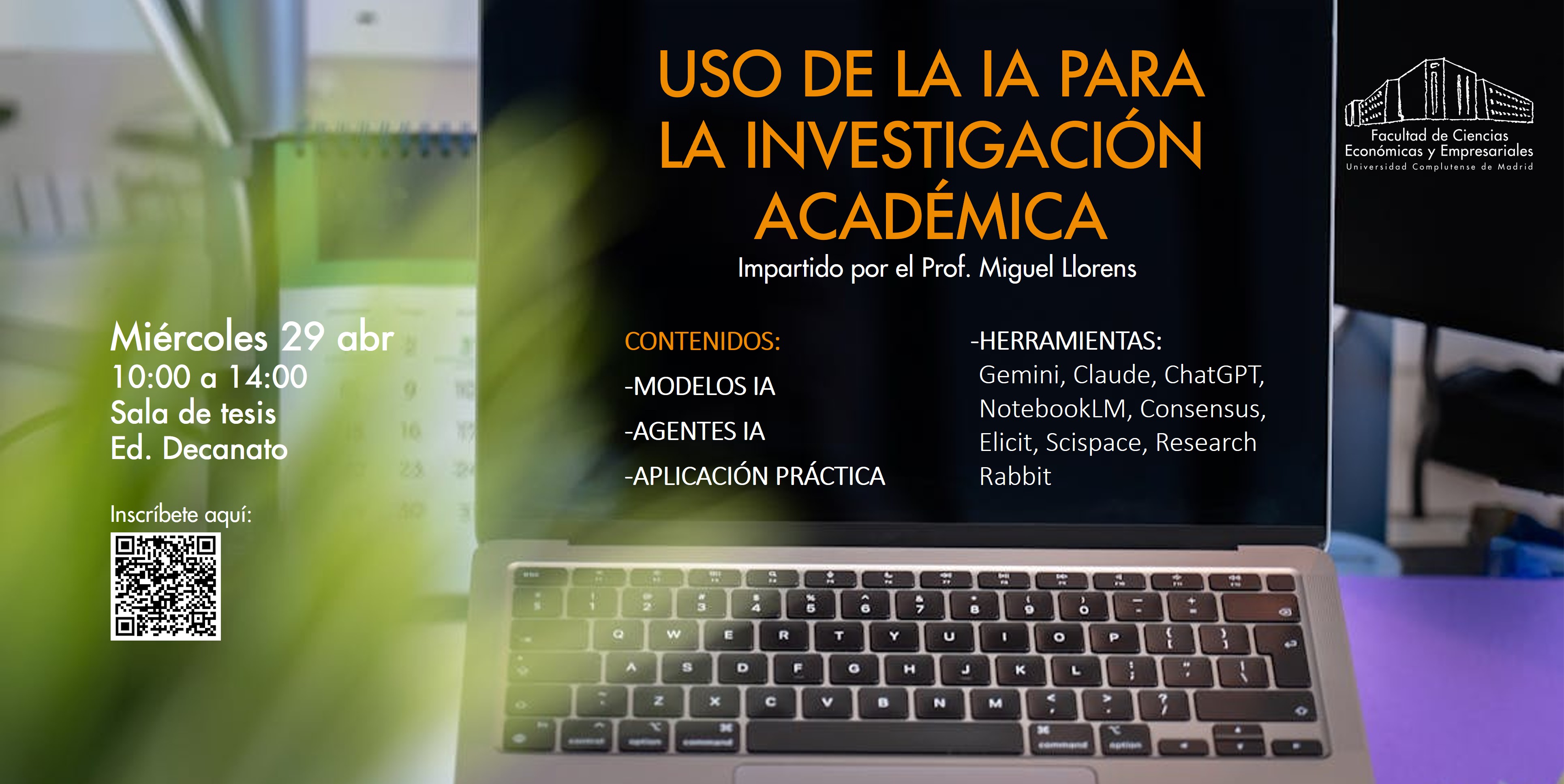 Formación en “Uso de la IA para la investigación académica”